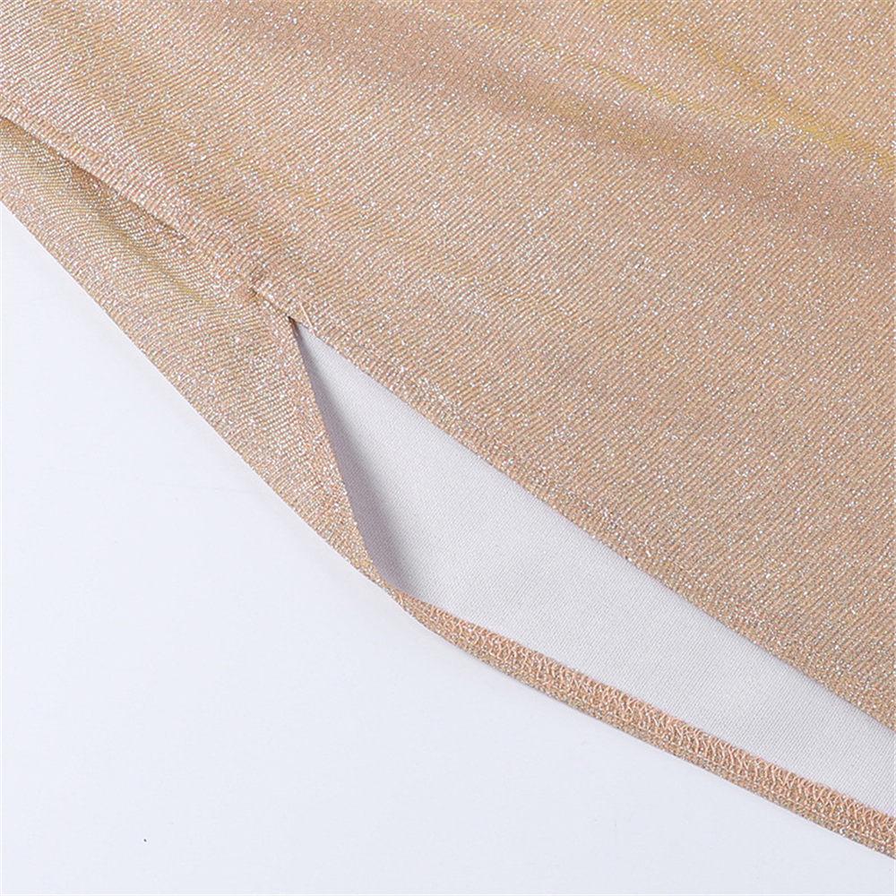 Women Sexy Glitter Sequins Dress Elegant High Slit Spaghetti Straps Bridesmaid Dress for Party Gown Evening Prom