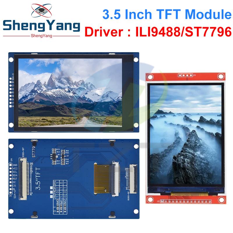 TZT 3.5" 3.5 inch TFT LCD Touch Screen Module 480x320 ST7796U ILI9488 LCD Display for Arduino UNO MEGA2560 Without Touch