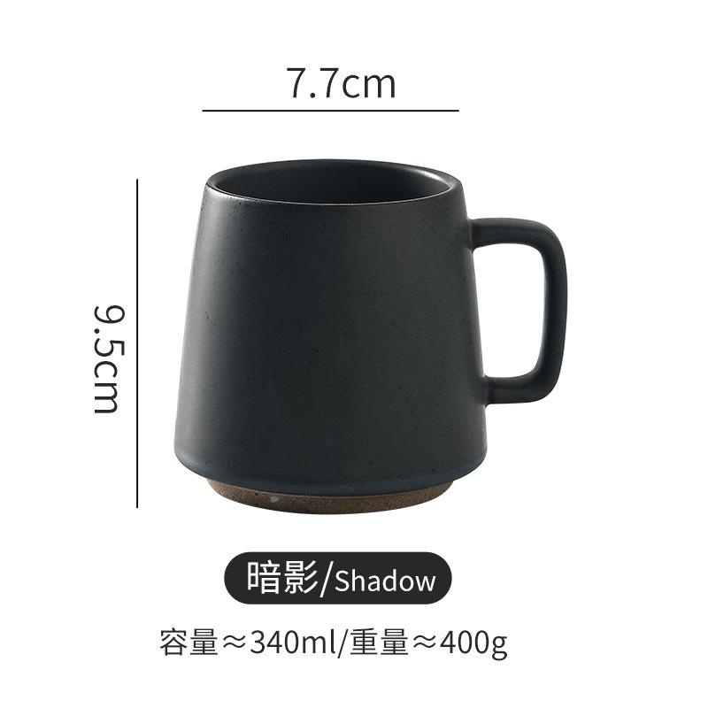 Japanese Retro Mug Afternoon Tea Light Luxury Cup Ceramic Coffee Cup Tableware Cups Drinkware Kitchen Dining Bar Home Garden