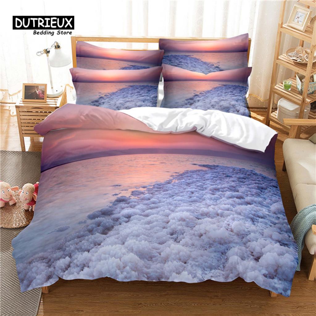 Beautiful Scenery Duvet Cover Set, Fashion Bedding Set, Soft Comfortable Breathable Duvet Cover, For Bedroom Guest Room Decor