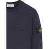 Stone Island Badge Pullover Crew Neck Long Sleeve Sweatshirt Unisex sweatshirt Blue 801560154-V0020