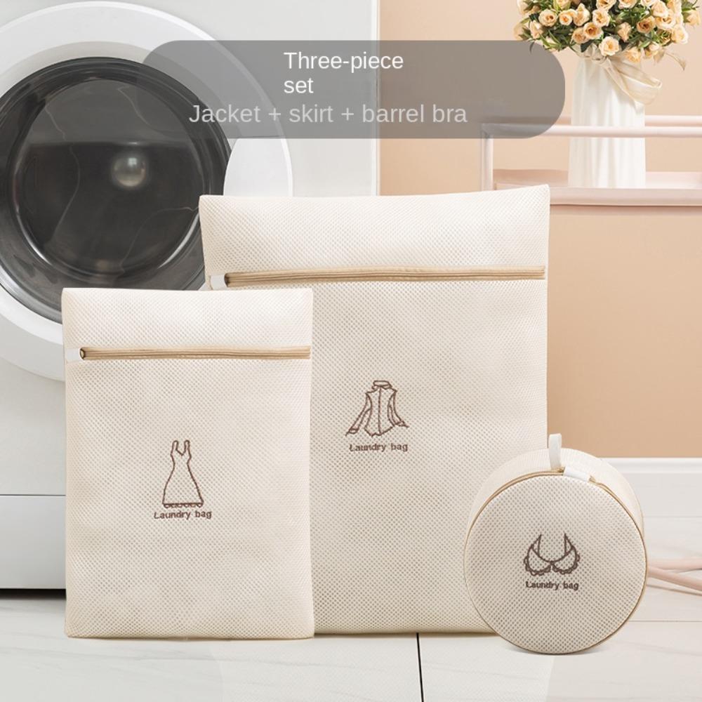 New Anti Deformation Laundry Bag Cleaning DIY Washing Mesh Bag Reusable Handmade Bra Storage Dirty Clothes
