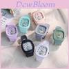 Electronic Watch For Kids With Night Light Waterproof Silicone Strap Student Gift