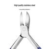 Stainless Steel Toenail Clippers with Eagle Beak Design - Precision Paronychia and Cuticle Care Tool