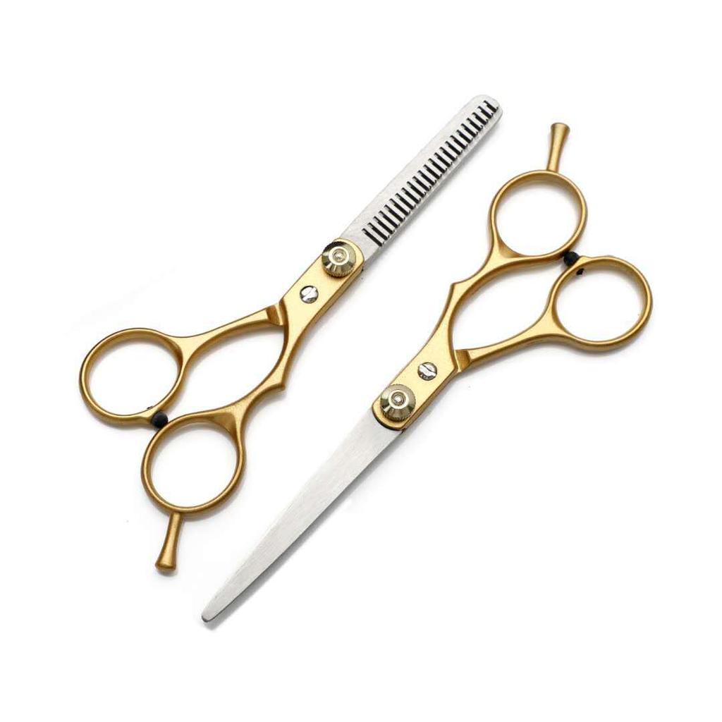 Forbici in acciaio inossidabile per sfoltire e tagliare i capelli, tagliacapelli da 6 pollici, prodotti per parrucchieri, taglio dei capelli, rifinitura dei capelli, barbiere