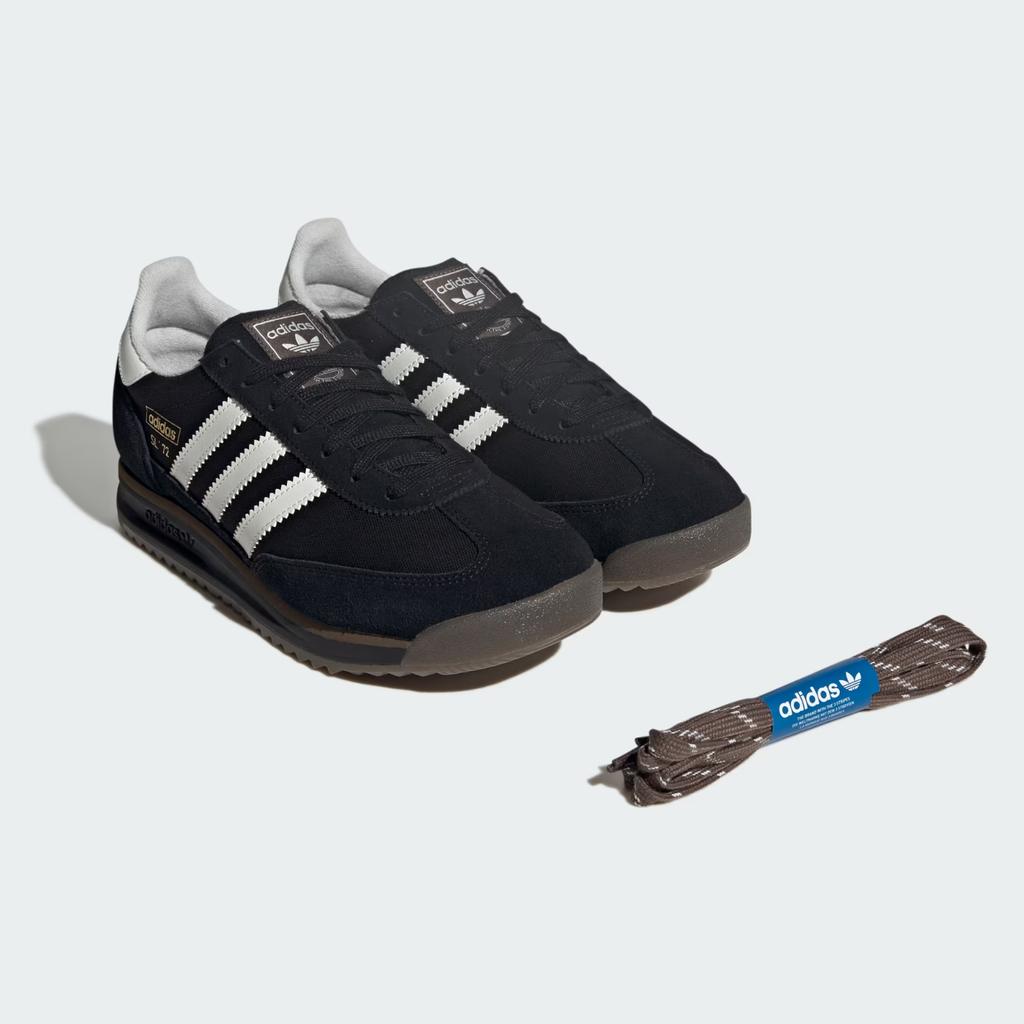 JR8771 Adidas Originals SL72 RS Core Black Off White Cargo Brown (Men's)