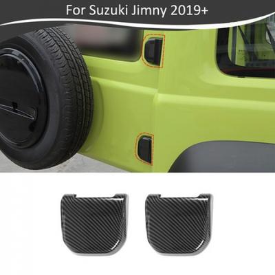 Kohlefaser Heckklappe Tür Scharnier Abdeckung Verkleidung Dekoration für Suzuki Jimny +