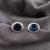 London Blue Topaz Jewelry, 925 Solid Sterling Silver Earrings, Handmade Gemstone Jewelry Earrings For Memorial Day