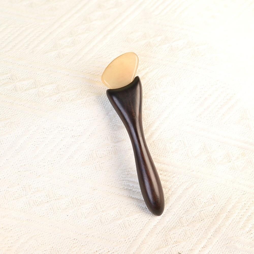 Goat Horn Sandalwood Massager Natural Material Comfortable Eye Bag Scraping Board Meridian Scraping Tools