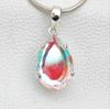 Angel Aura Quartz Pendant, Handmade Pendant, 925 Sterling Silver Pendant, Teardrop Quartz Pendant, Anniversary Pendant