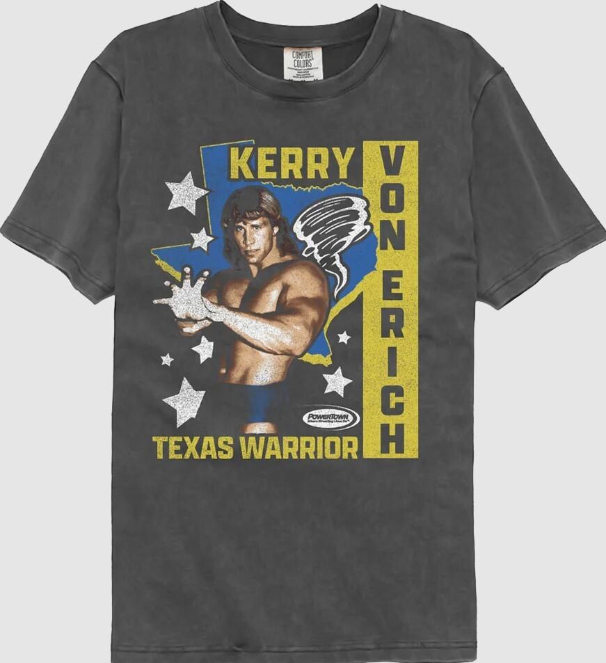 Texas Warrior Stars Kerry Von Erich Comfort Colors Brand T-Shirt Size S-4XL Unisex T-Shirt M