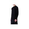 Emporio Armani FW23 Solid Color Crew Neck Ribbed Knit Casual Sweater Men Sweater Black 6R1MX2-1MAXZ-0920