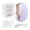 Electric Nail Clipper Grinding and Polishing with Light Automatic Nail Trimmer Rechargeable Nail Cutter Manicure for Baby Adult