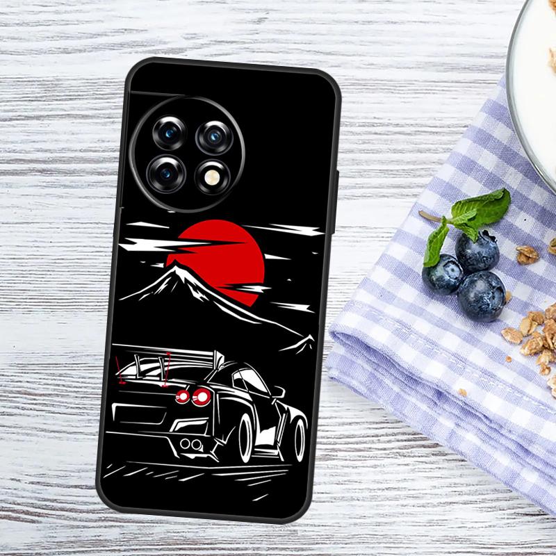 Japan JDM Sports Cars Male Men Case For OnePlus Nord CE 2 3 Lite 2T N10 N20 OnePlus 10T 12R 9RT 10R 8 9 10 Pro 11 12 Cover