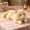 Soft Touching Stuffed Kitten Lifelike Ragdoll Cat Plush Toy, Realistic Animal Pillow for Sleeping, Stress Relief Hugging 45cm Fluffy Pillow,