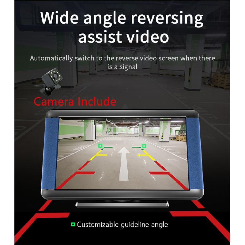 7 Inch For Wireless Carplay Android Auto Monitor Portable Screen Bluetooth Mirror Link Car Tablet With Bracket With Rear Camera