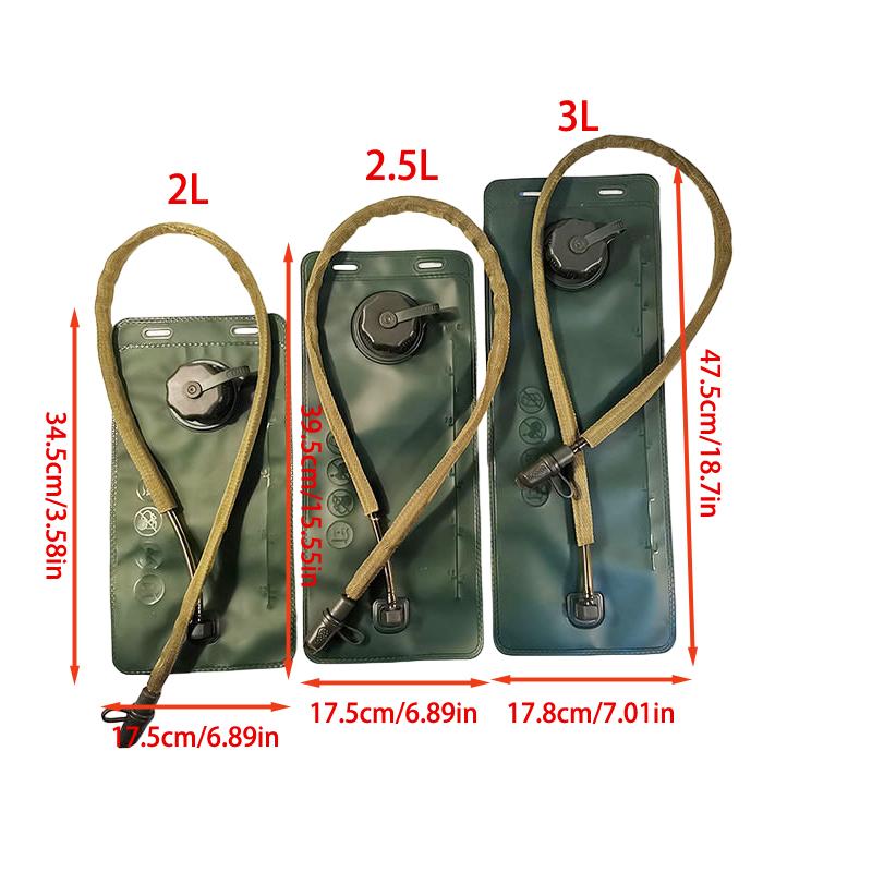 2L 2.5L 3L Wasserblase Wasserreservoir Trinkrucksack Aufbewahrungstasche BPA-frei Faltbar Camping Laufen Trinkweste Rucksack