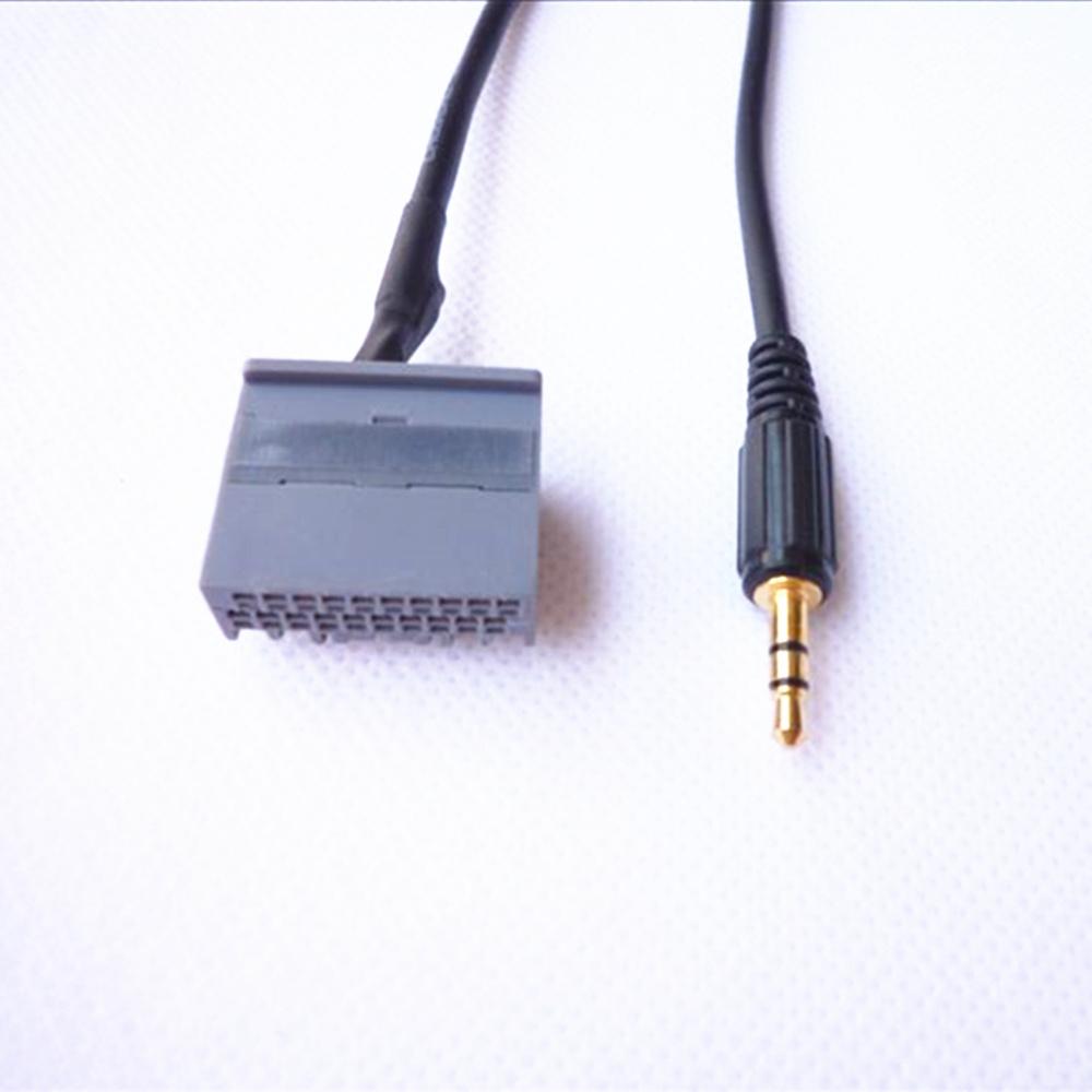 20-Pin AUX Cable 3.5mm Connector For Honda CRV Civic Accord Stereo Audio Adapter