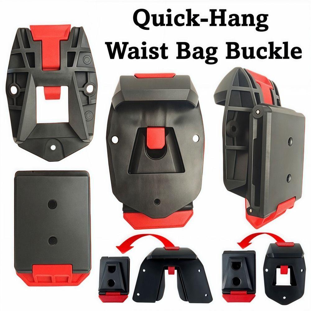 High Quality Sturdy ABS Waist Buckle Durable Compatible Waist Bag Clip Quick Attach Replacement Tool Belt Professional Use