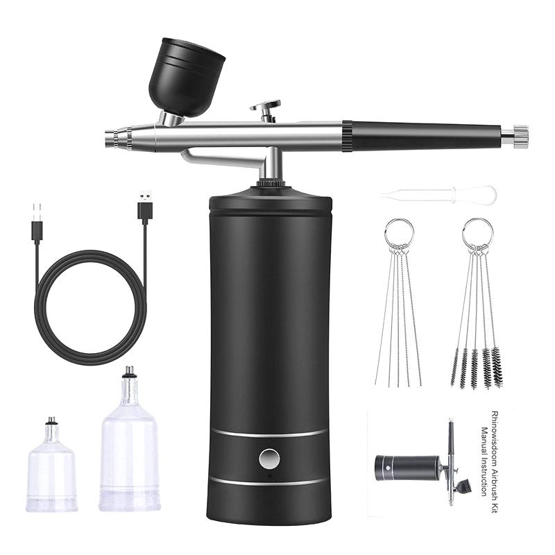 German Portable Rechargeable Airbrush Spray Gun for Model Coloring, Nail Art, and Hydration