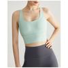 High Support Sports Bra Fixed Padded Backless Yoga Fitness Bra