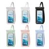 Waterproof Phone Pouch with Lanyard Touchscreen Clear Floating Cell Phone Dry Bag Case Protector Beach Kayak Cruise Travel Essentials