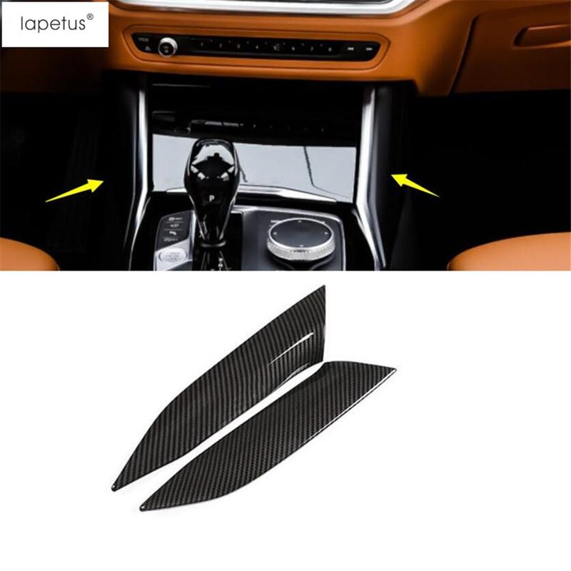 Center Control Gear Shift Panel Strip Decoration Cover Trim For BMW 3 Series G20  - 2024 Carbon Fiber / Matte Accessories