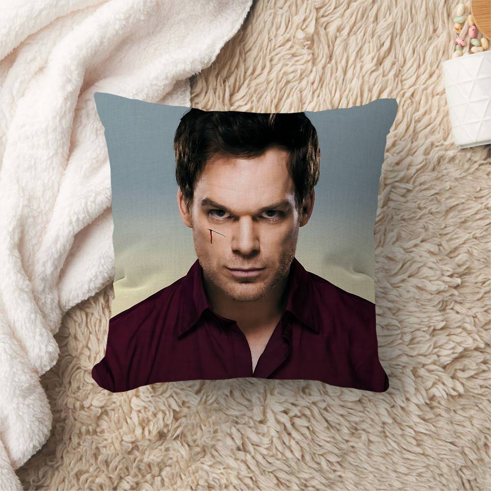 TV D-Dexter Pillowcase toon Gift Cushion Cover Bedroom Home Sofa Chair Seat Decor pillow case