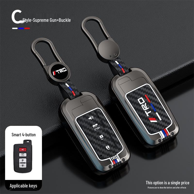 Key Cover for Toyota Land Cruiser LC300, Prado, and RAV4