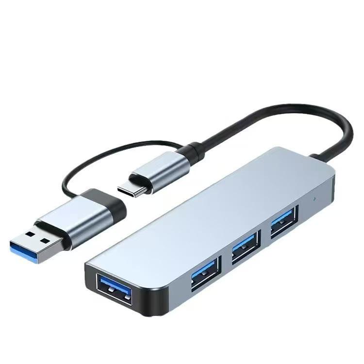 USB-C to HDTV Multi-Function Dock: Phone & PC HD Converter with Multi-Port Expansion
