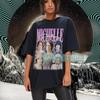 Michelle Dockery 90s Retro Vintage T Shirt Casual Fan Merch  Vintage Washed Designer Clothes Stretched Unisex Comfortable