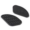 Pair of Motorcycle Fuel Tank Traction Pad Protector Vintage Universal Knee Grip DecalsBlack