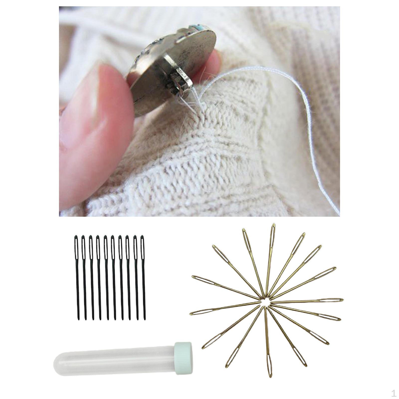 

Тупая с большим ушком для плетения стропы, пряжи, вязания, шитья, гобелена золотистый