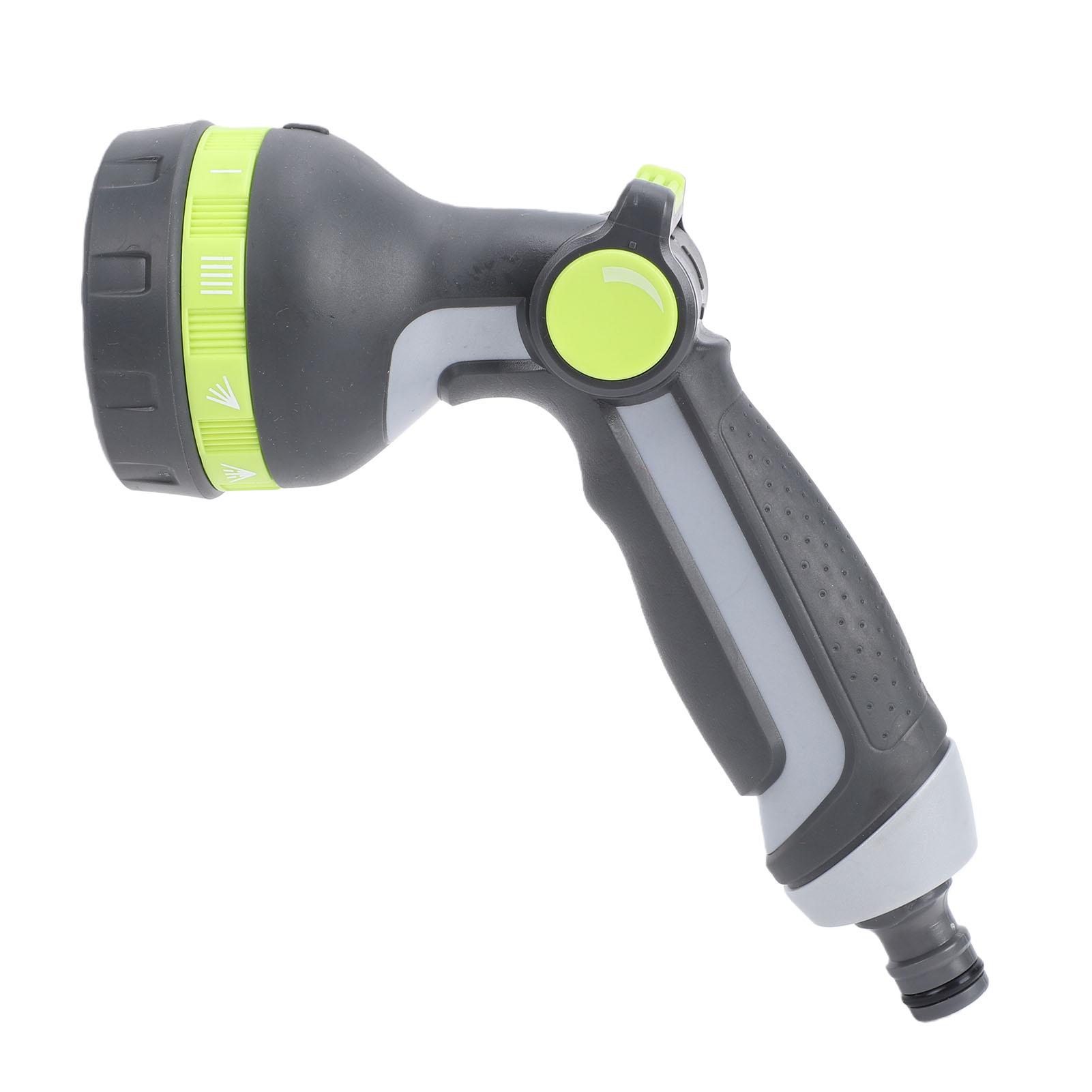 

Garden Hose Nozzle Sprayer Lightweight Multifunctional High Pressure with Thumb Control for Car Washing Gray