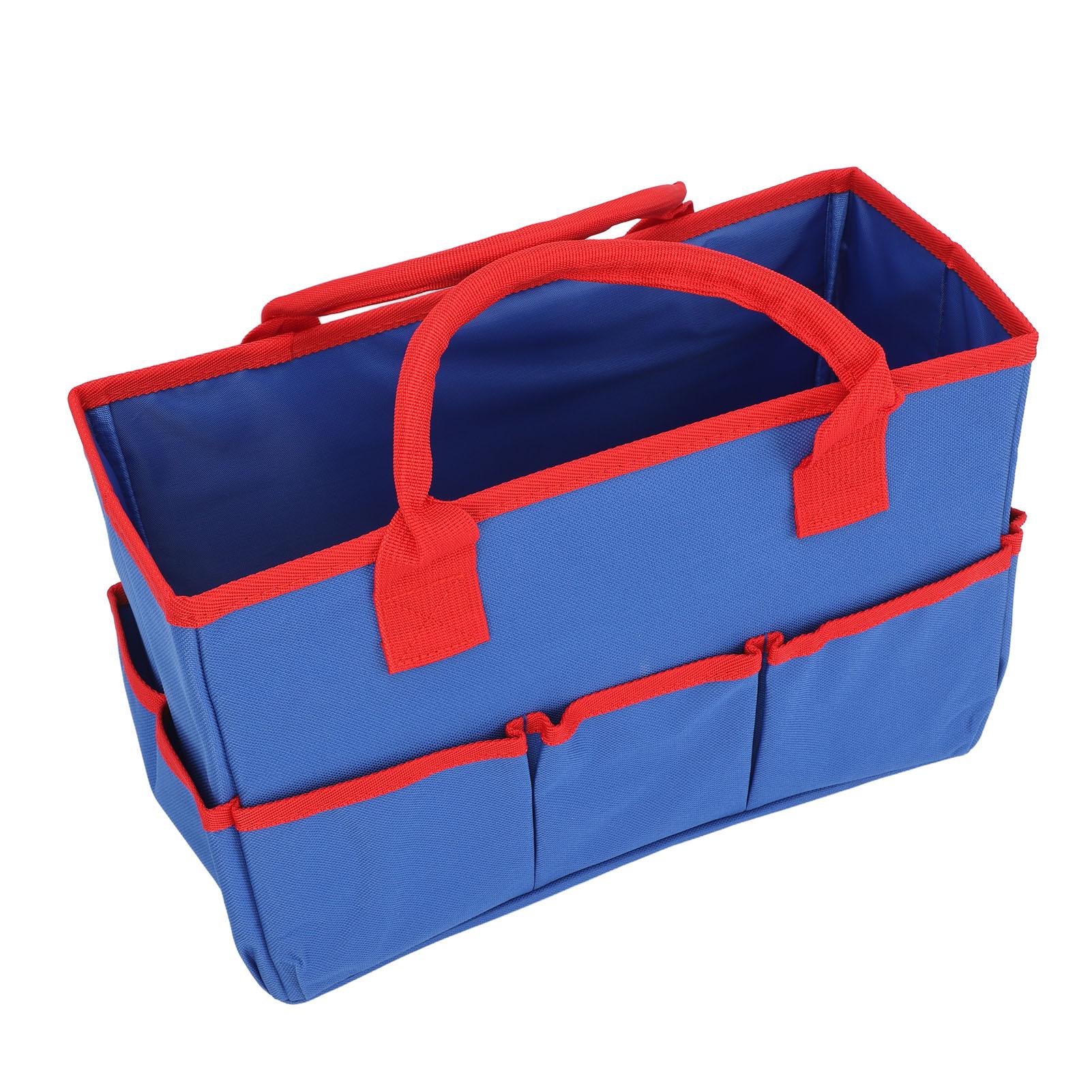 

Сумка для хранения канцелярских принадлежностей для учителей, вместительная, с несколькими карманами, складная, с