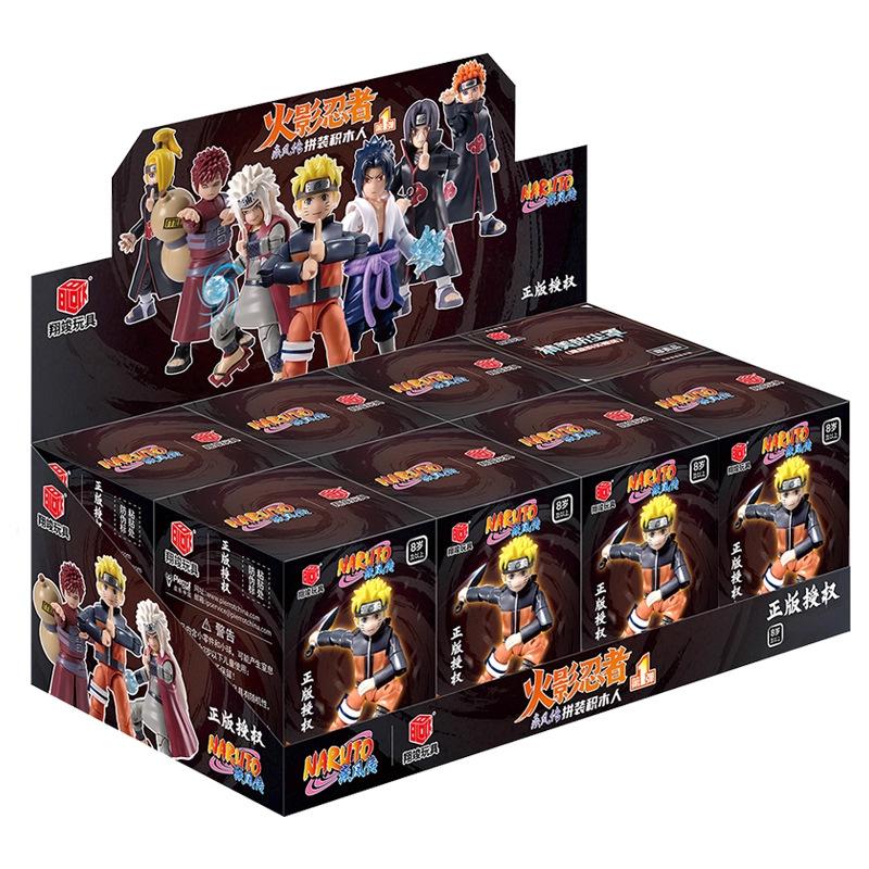 Original NARUTO Naruto Jiraiya Sasuke Itachi Pain Tendo Yahiko Deidara Gaara Assembled Action Figures Toys PVC Model Gift