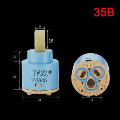 Brass Abs Shower Faucet Column Ceramic Disc Cartridge Mixing Valve Mixer Shower