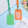 Cartoon ID Card Holder PU Leather Work Card Case Cute Badge Holder  Work