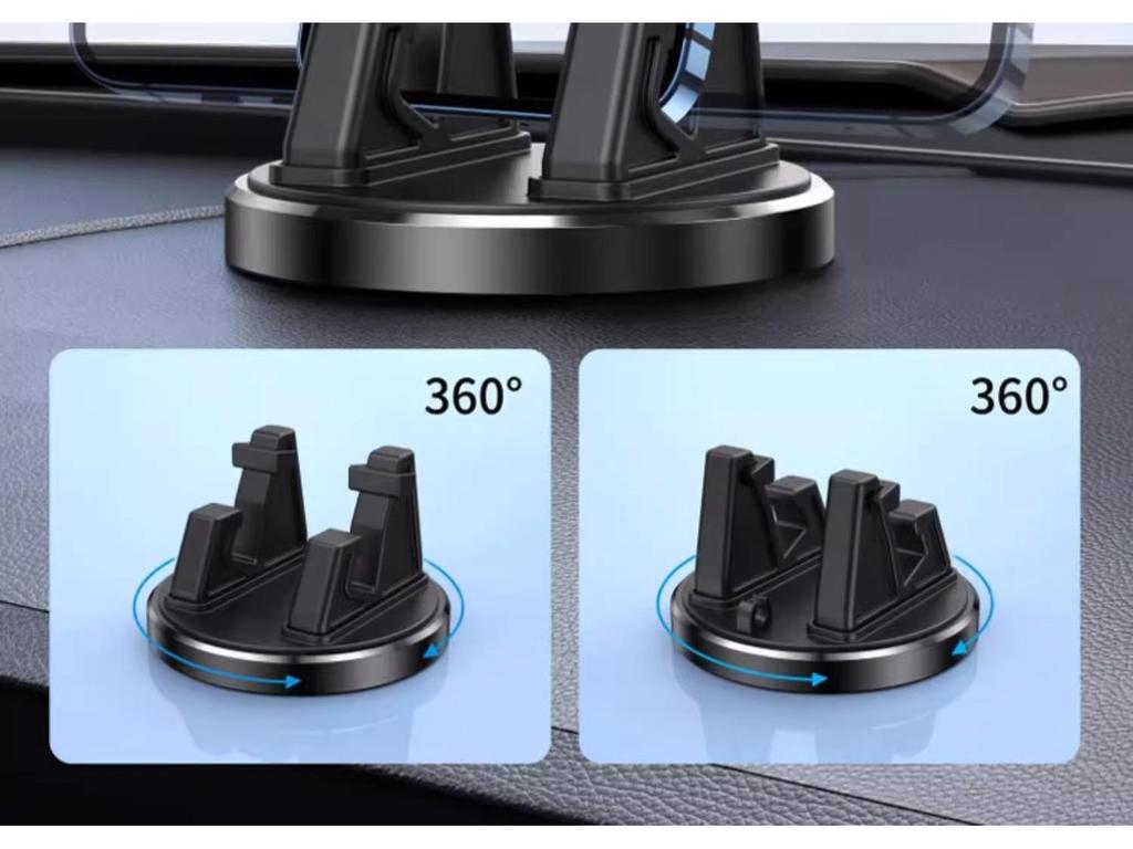 2024 Suction Cup Mobile Phone Car Mount for Dashboard Navigation Support