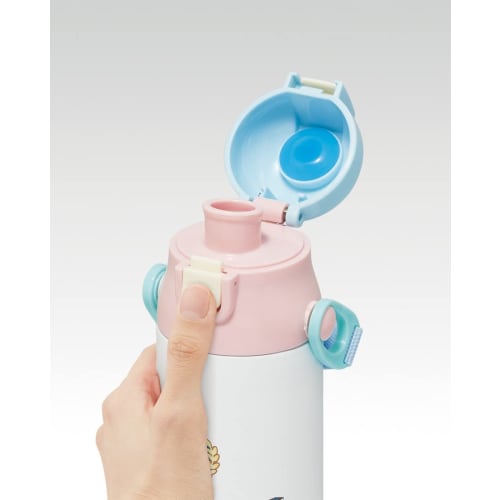 Skater Kids' Stainless Steel Water Bottle, Direct Drinking, 580ml, Sumikkogurashi, Girls' Size (SDC6N-A)