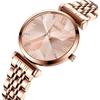 "Elegant Women's Rose Gold Analog Quartz Watch Waterproof Stainless Steel Casual Business Style"