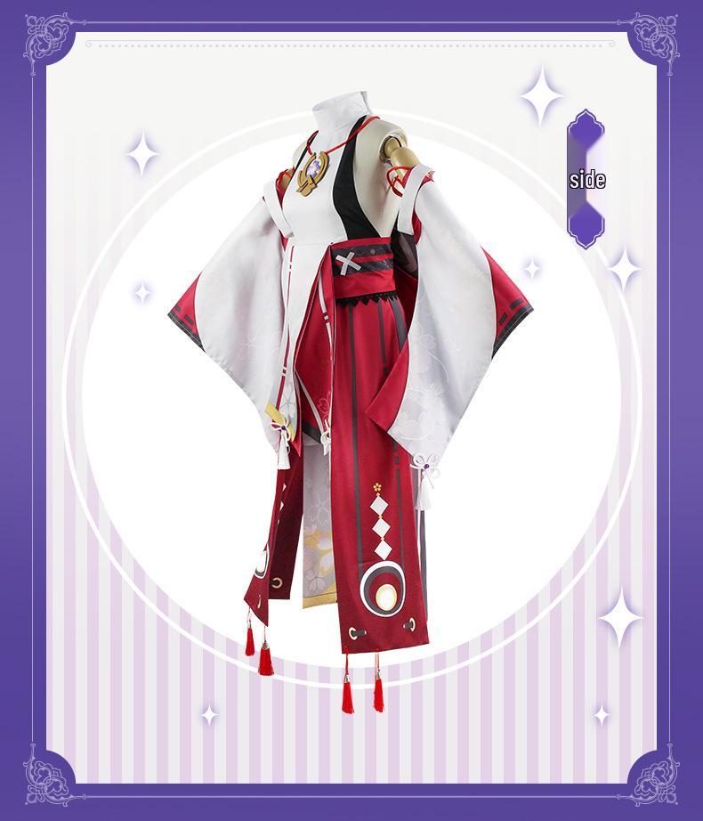 ManYiDuo Yae Miko Cosplay Costume - Genshin Impact Inazuma Style