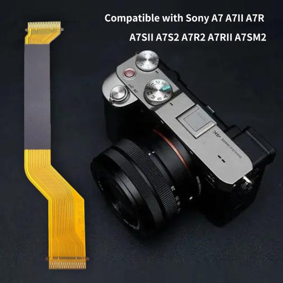 Kabel Flex LCD Odporny na rdzę Profesjonalne Części Zamienne Kabel Zawiasu Ekranu Wyświetlacza Aparatu Cyfrowego Zamiennik dla Sony A7
