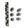Square Drive 1/2 Inch Base Oil Sump Drainplug Key Socket Set 6 Piece for Transmission Maintenance 8 10 12 14mm 3/8 Steel
