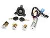 Peugeot 206 Complete Ignition Switch + 2 Lock Inserts + Trunk Insert + Fuel Filler Cap Set