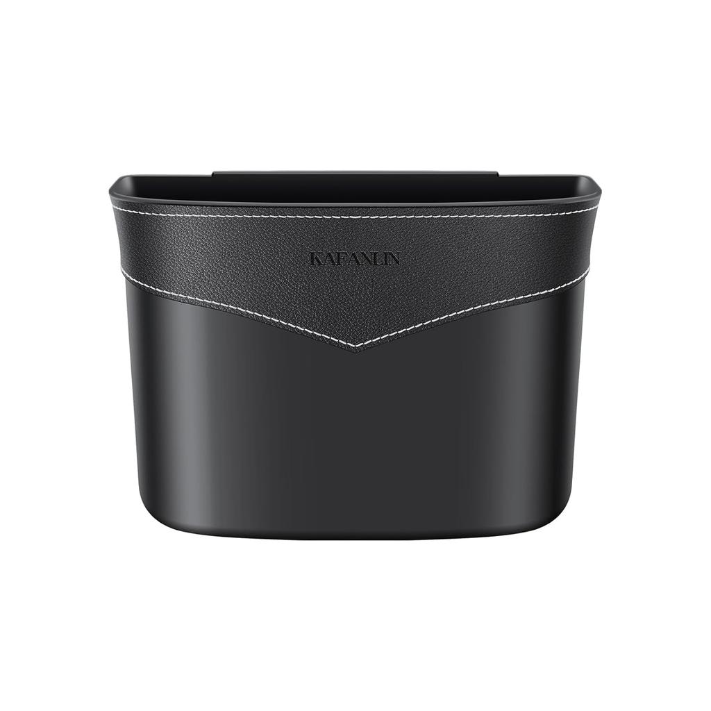 Car Trash Can Mini Trash Bin Garbage Organizer With Plastic Trash Bag Automotive Small Garbage Bin For Home Office Auto Vehicle Car Door Front Back