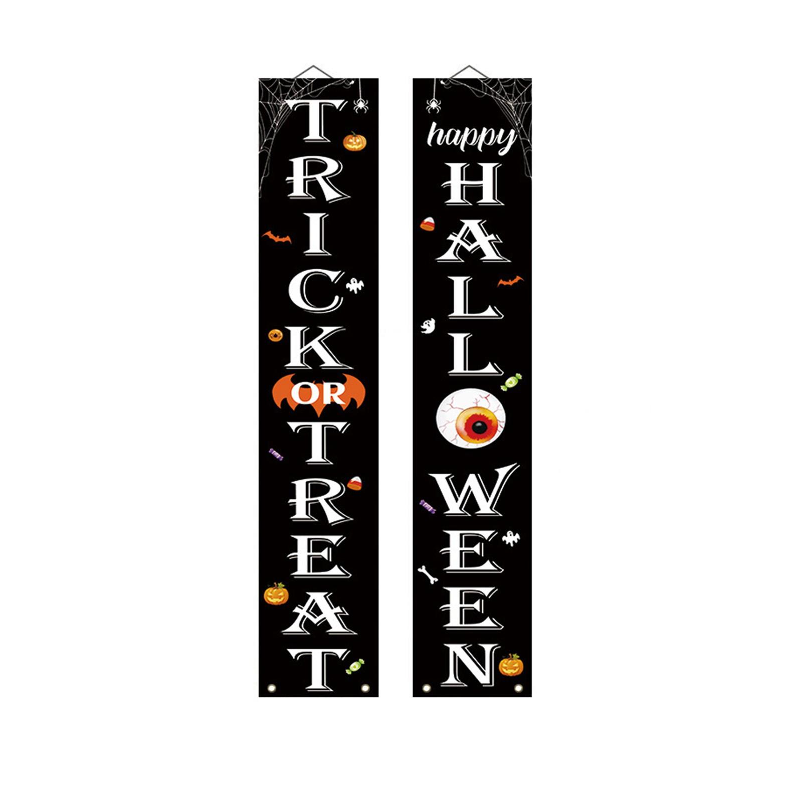 

Хэллоуин Украшение Баннер Куплеты Привидение- Праздничная Вечеринка Вечеринка Украшение Двери One Size чёрный