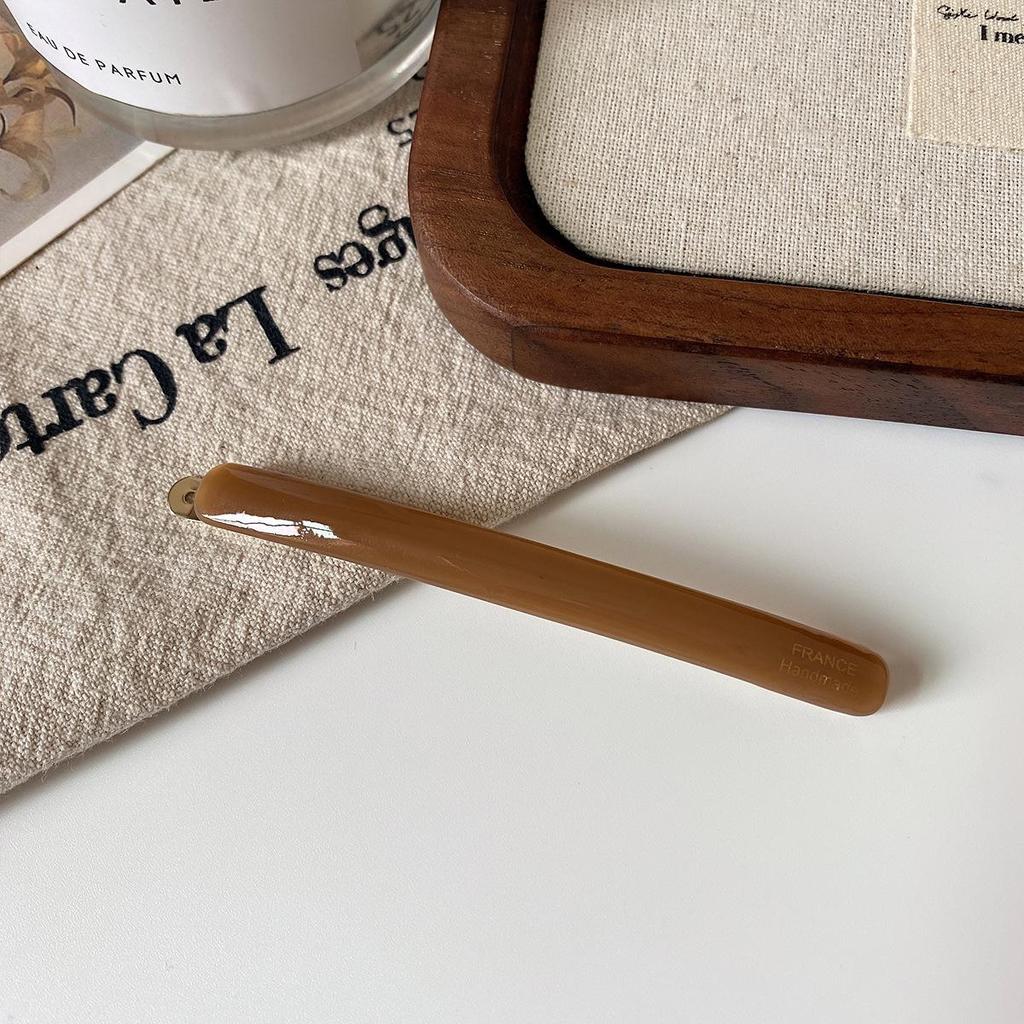 Eleganter Acetat-Haarclip für Damen - Vielseitiges Styling für abstehende Härchen, Pony und Pferdeschwänze