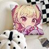 Creative Cartoon Leoneed Tenma Saki Pillow Case Fashion Square Pillowcase Bedroom Sofa Room Ins Decoration Leisure