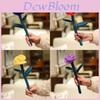 Plush Rose Flower Large Size Artificial Bloom Wedding Gift For Valentines Day Decor